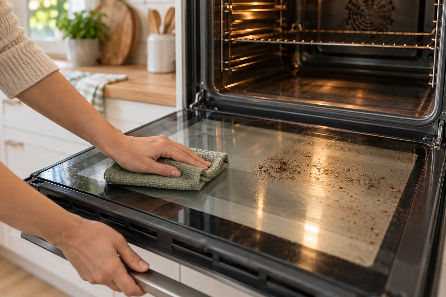 Backofen reinigen – sicher und ohne unnötiges Schrubben